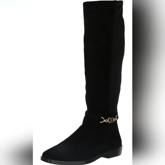 Sam Edelman Shoes - Sam Edelman Black Suede Leather Knee High Boots Size 7